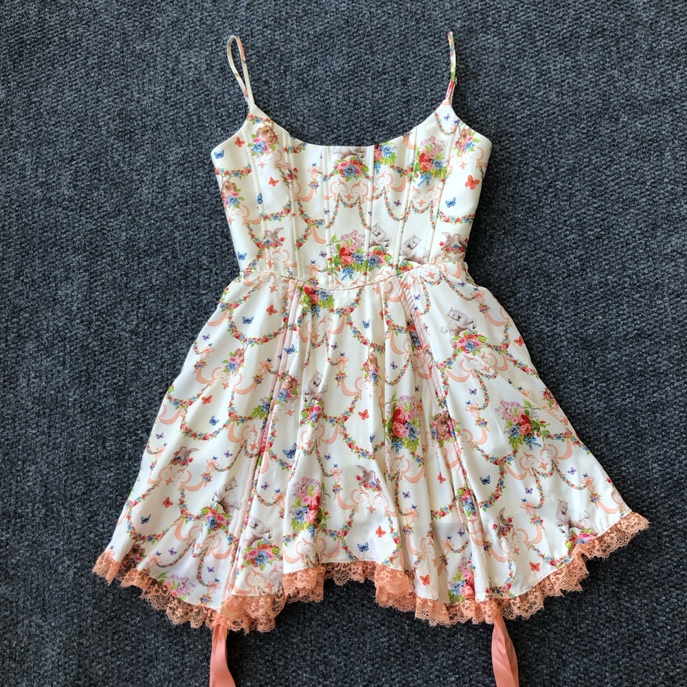 Sugar Thrillz lush opulence corset dress size S